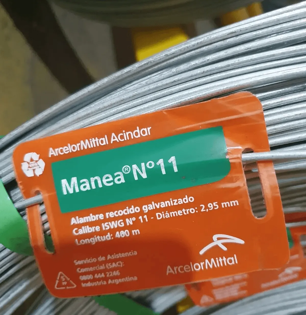 Alambre Manea n°11 Acindar